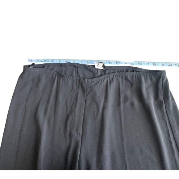 Eileen Fisher‎ Dress Pants Black Relaxed Office Work Career Straight Leg Large - Picture 9 of 12